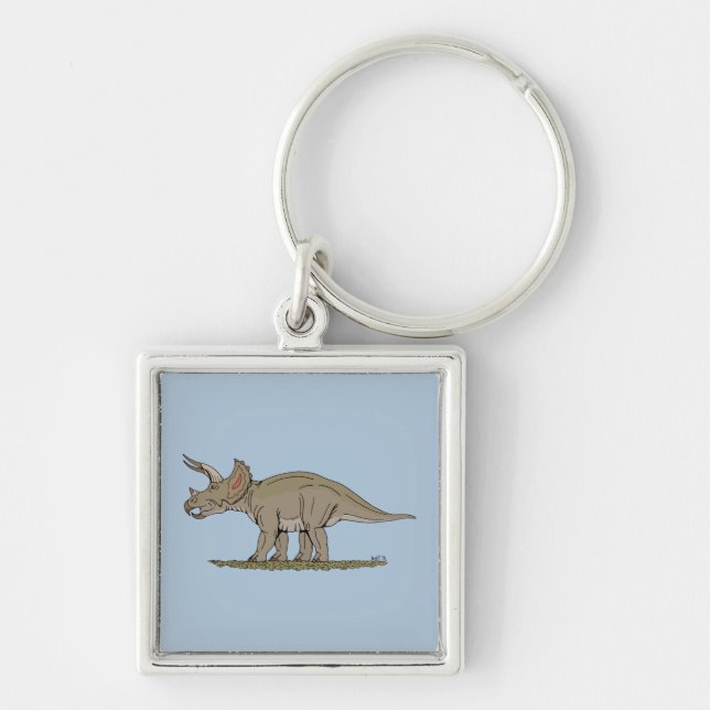 Chaveiro Dinossauro Cretáceo Tricerátops (Frente)
