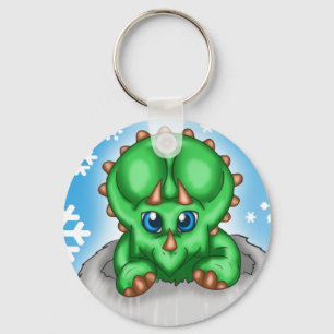 Chaveiro Dinossauro de Natal