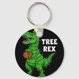 Chaveiro Dinossauro engraçado do natal árvore rex dino papa