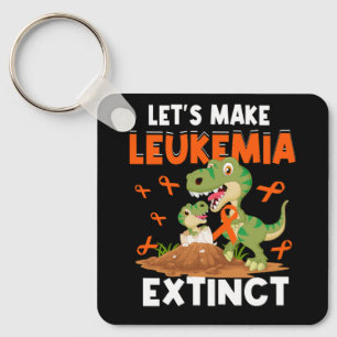 Chaveiro Dinossauro Laranja Fita Hematóloga Repti