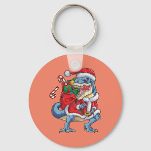 Chaveiro Dinossauro Natal Papai Noel T rex Homens