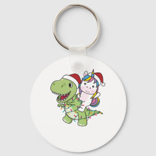 Chaveiro Dinossauro Natal Unicórnio Winter T-Rex Dino