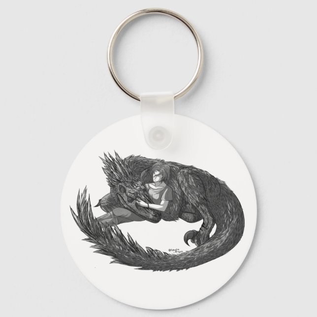 Chaveiro Dinossauro Sonolento (Frente)