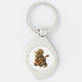 Chaveiro Dinossauro Tocando Violão