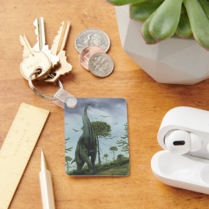 Chaveiro Dinossauros Antigos, Sauroposeidon com Pássaros Vo