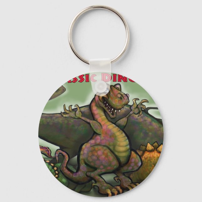 Chaveiro Dinossauros Jurássicos (Frente)