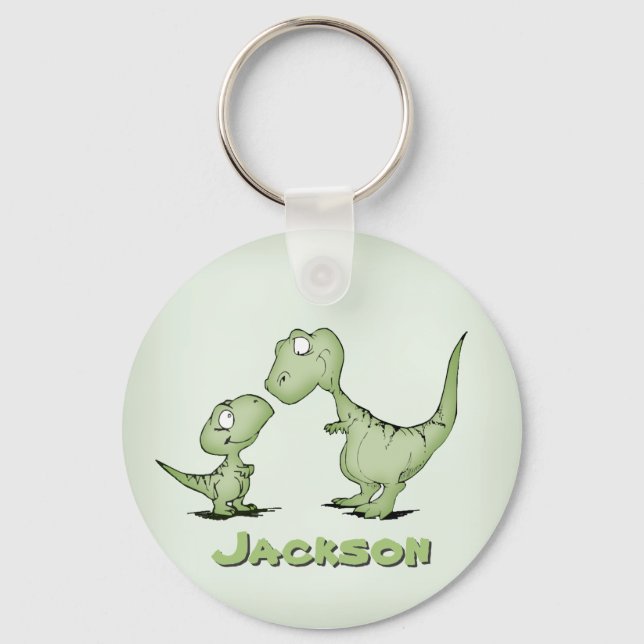 Chaveiro Dinossauros Personalizados (Frente)