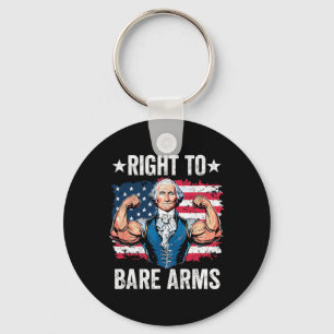 Chaveiro Direito À Bare Arms George Washington Bodybuilder