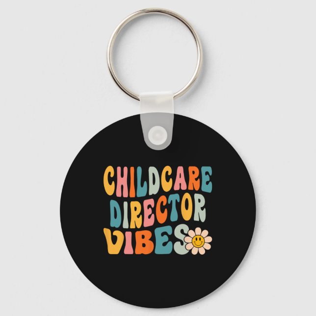 Chaveiro Diretor de Creche Vibes 1º Dia de Aula Creche (Frente)
