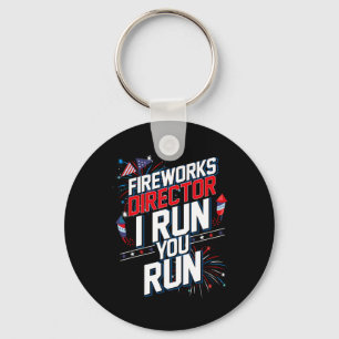 Chaveiro Diretor Do Fireworks Eu Lhe Lanço Em 4 De Julho.