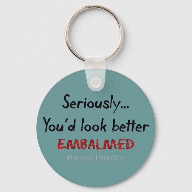 Chaveiro Diretor Funeral/Design do Funny Hearse Engraçado M (Frente)