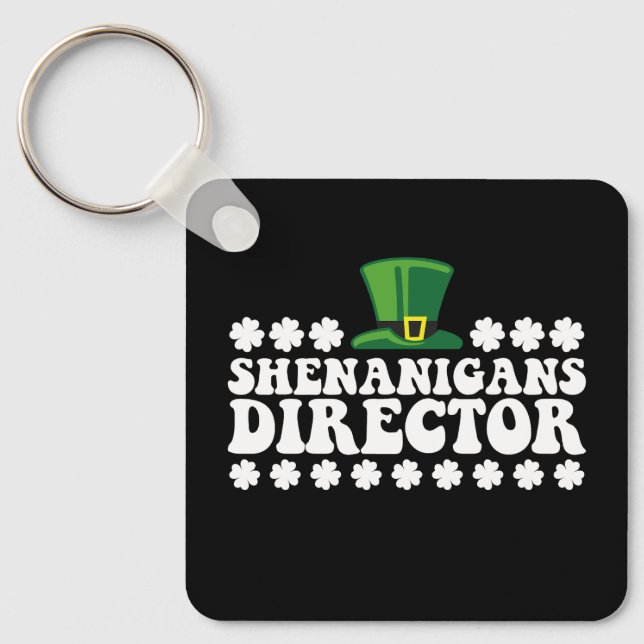 Chaveiro Diretor Shenanigans Groovy St Patrick's Day Irland (Frente)
