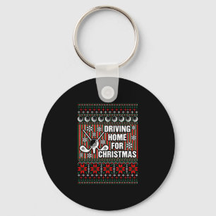 Chaveiro Dirigindo Para Casa Para Uma Camiseta De Golfe De 