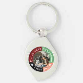 Chaveiro Dirija com Segurança Bonito Foto Personalizada Dia