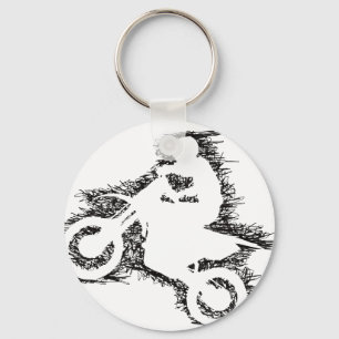 Chaveiro DIRT BIKE (preto escribble)
