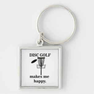 Chaveiro Disc Golf Me Faz Feliz Disc Golf 