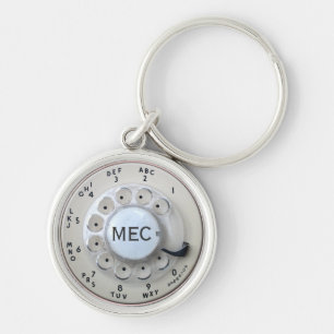 Chaveiro Discagem Rotação de Creme Personalizada