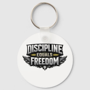 Chaveiro Disciplina É Igual à Liberdade – Design Motivacion