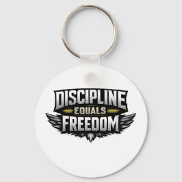 Chaveiro Discipline Equals Freedom – Motivational Design 