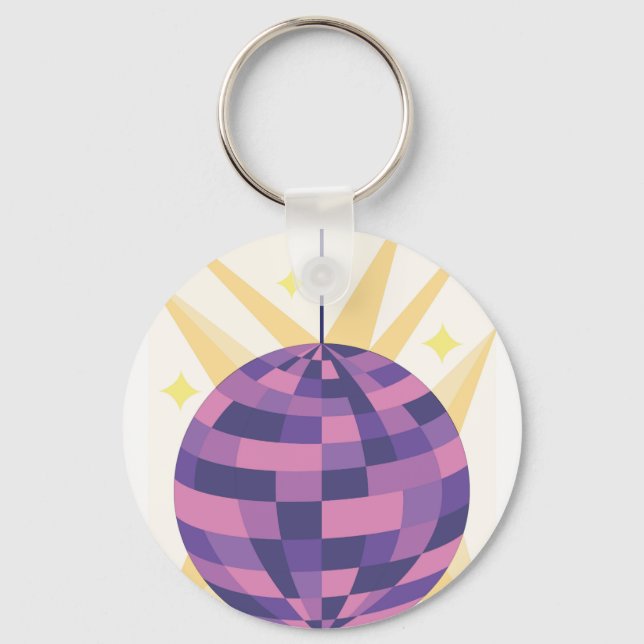 Chaveiro Disco Ball (Frente)