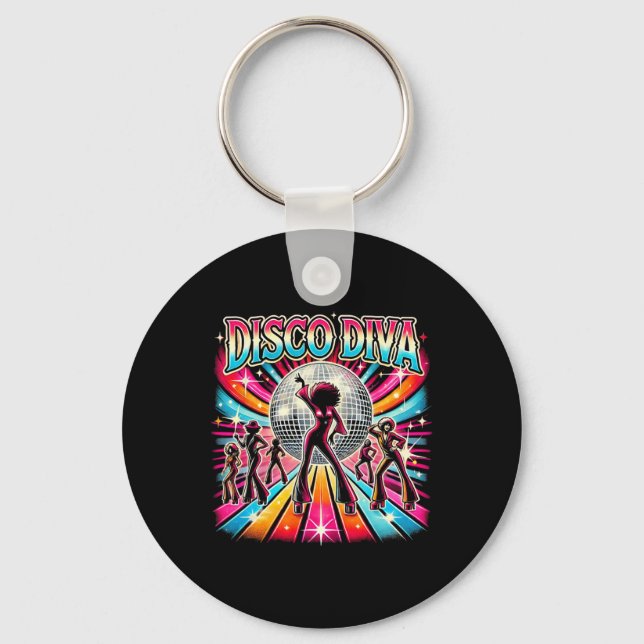 Chaveiro Disco Ball Disco Diva Queen (Frente)