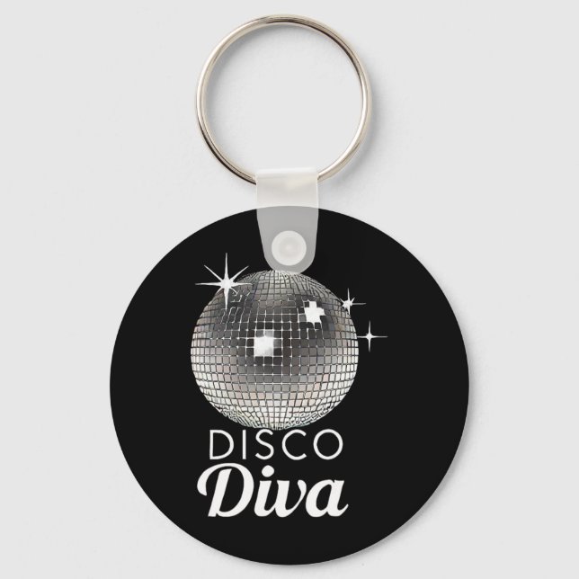 Chaveiro Disco Ball Disco Diva Queen3 (Frente)