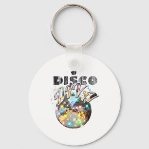Chaveiro Disco Ball Disco Diva Queen - 70s Retro Vintage Da