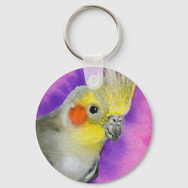 Chaveiro Disco Cockatiel (Frente)