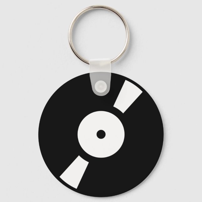 Chaveiro disco de vinil retrô (Frente)