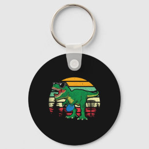 Chaveiro Discos Voadores Dino Fofo T Rex Dinossauro Criança