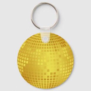 Chaveiro discoteca de ouro
