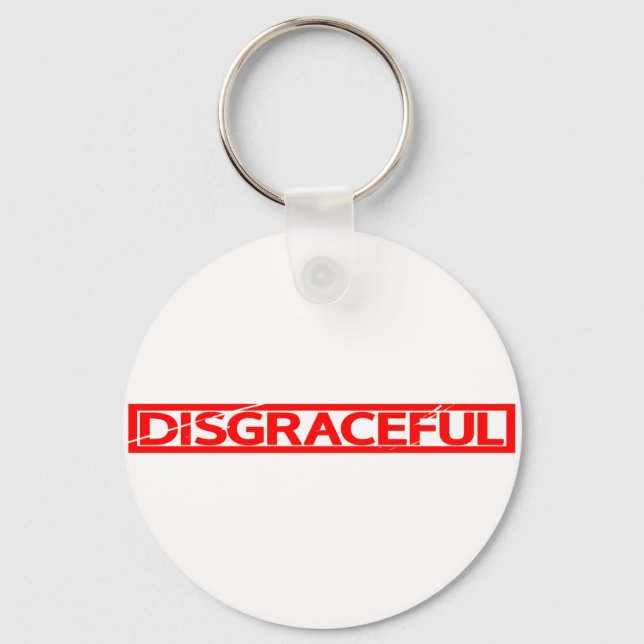 Chaveiro Disgraceful Stamp (Frente)