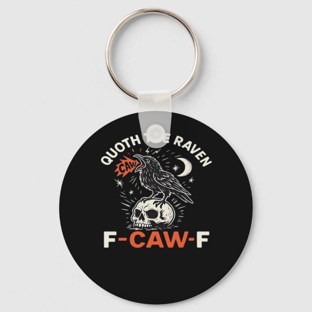 Chaveiro Disse o Corvo F-Caw-F (Frente)