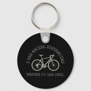 Chaveiro Distância social da bicicleta de bicicleta de bic
