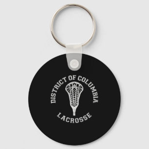 Chaveiro Distrito de Columbia Lacrosse Meninas Lax Retro Di
