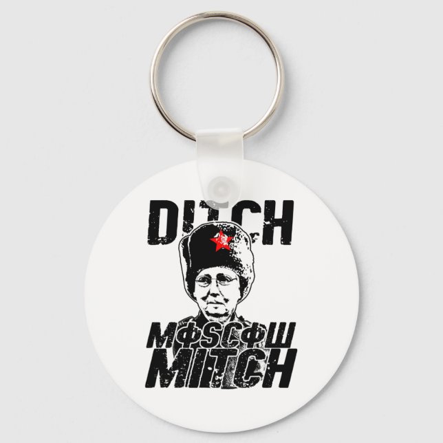 Chaveiro Ditch Moscou Mitch Mcconnell - Votar 2020 Resistir (Frente)