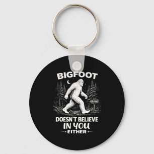 Chaveiro Dito engraçado de sasquatch para homens mulheres c