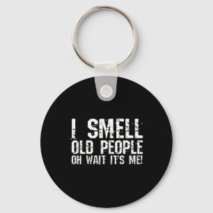 Chaveiro Diversão 50º aniversário Gag Gift I Smell Old Pess