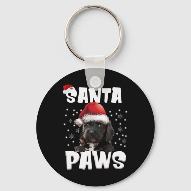 Chaveiro Diversão Apocalipse Natal Lights Tree Dog Lover Xm (Frente)