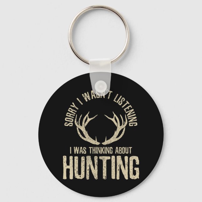 Chaveiro Diversão Caça Dizendo Venison Elk Hunter G (Frente)