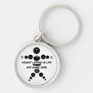 Chaveiro Diversão de Levantamento de Peso Personalizado