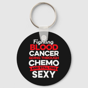 Chaveiro Diversão do Cancer Fighter Blood Cancer Chemo Then