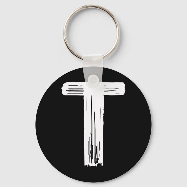 Chaveiro Diversão do Carnaval de Halloween - Letra T Verde  (Frente)