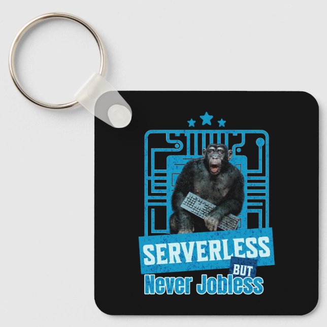 Chaveiro Diversão em macaco do Engenheiro de software para  (Frente)