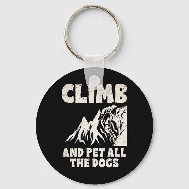 Chaveiro Diversão Escalada Bouldering Pet Todos os Cães Mon (Frente)