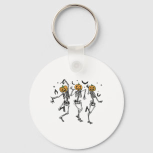 Chaveiro Diversão Halloween Pumpkin Dancing Skeleton Costum