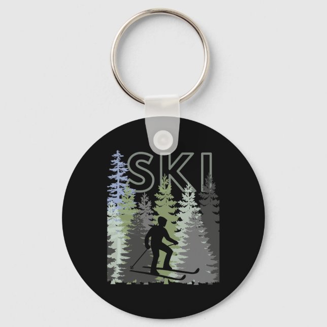 Chaveiro Diversão Mountain Adventure Ski Squad Winter Sport (Frente)