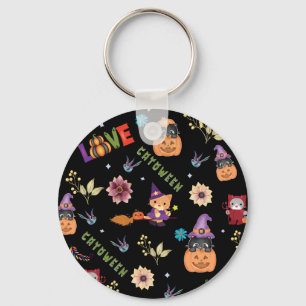 Chaveiro Diversão Roxo Hopinteria, Pumpkin Laranja Bastant