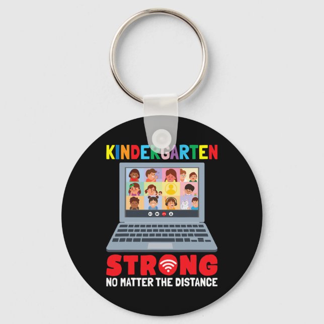 Chaveiro Diversão Virtual do Jardim de Infância 100 Dias de (Frente)