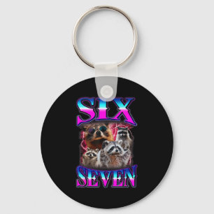 Chaveiro Diverso Seis Sete 67 Meme 67 Guaxinim Meme Bootleg